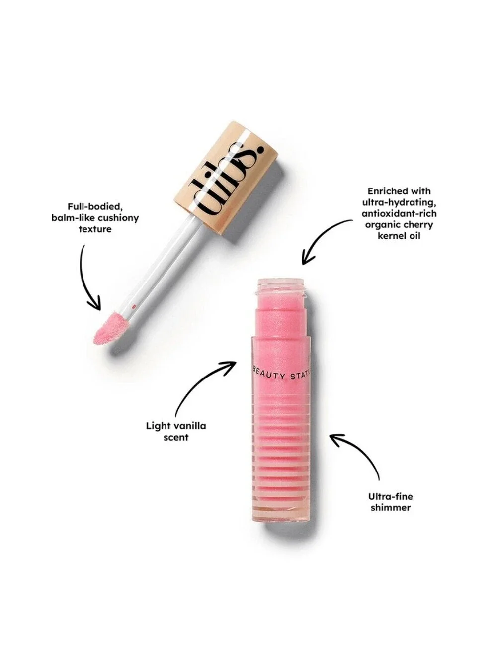 Dibs Go To Glossy Balm in Italian Soda, NIB